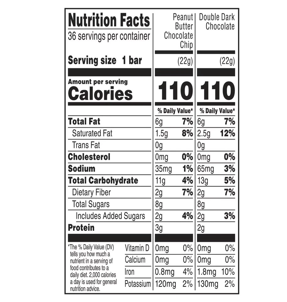 Mini Barras Larabar, Chispas de Chocolate con Mantequilla de Maní y Doble Chocolate Oscuro 36ct Foto 3 de 4