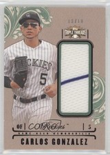 2014 Triple Threads Unity Single Jumbo Relics Emerald 18/18 Carlos Gonzalez ti8