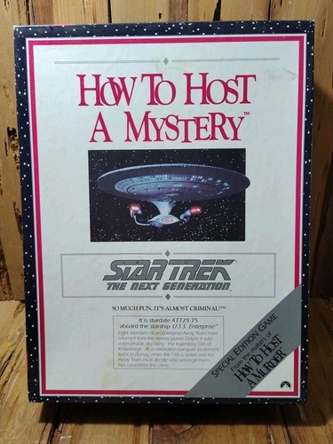 Vintage How to Host a Mystery Star Trek Next Generation Special Edition Komplett