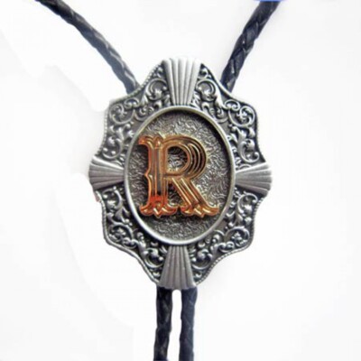 Cravatta Bolo Con Iniziale Personalizzata – Accessorio Da Cowboy - Foto 5