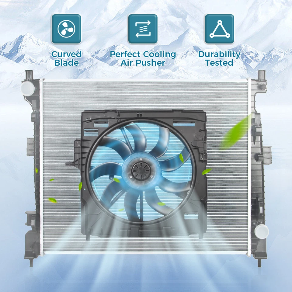 Engine Cooling Fan Assembly for 2008-2014 BMW X6M BM3115115 - Imagem 2 de 4