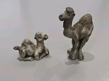 Vgt Pewter Set Of 2 Animal Figurines Camel Camels Made In USA
