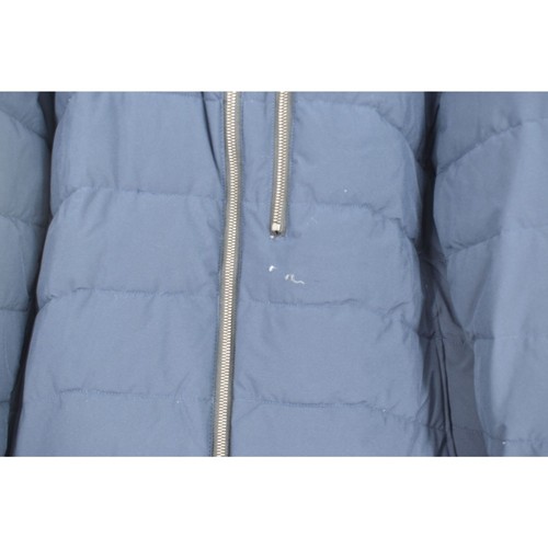 Andrew Marc Carlisle Water Resistant Quilted Puffer Jacket Navy Large Flaw - Picture 9 of 9