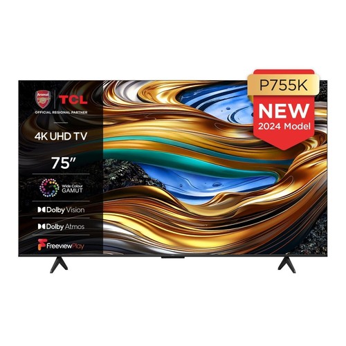 TCL P755K 75 inch Smart 4K Ultra HD Google LED TV 75P755K
