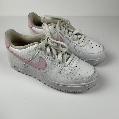 Nike Air Force One AF1 Low White Pink Leather Sneaker Shoes  display picture 1
