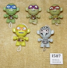 5x KINDER SURPRISE: TMNT TWISTHEADS (2014) KINDER EGG EUROPE PROMO TOYS TURTLES