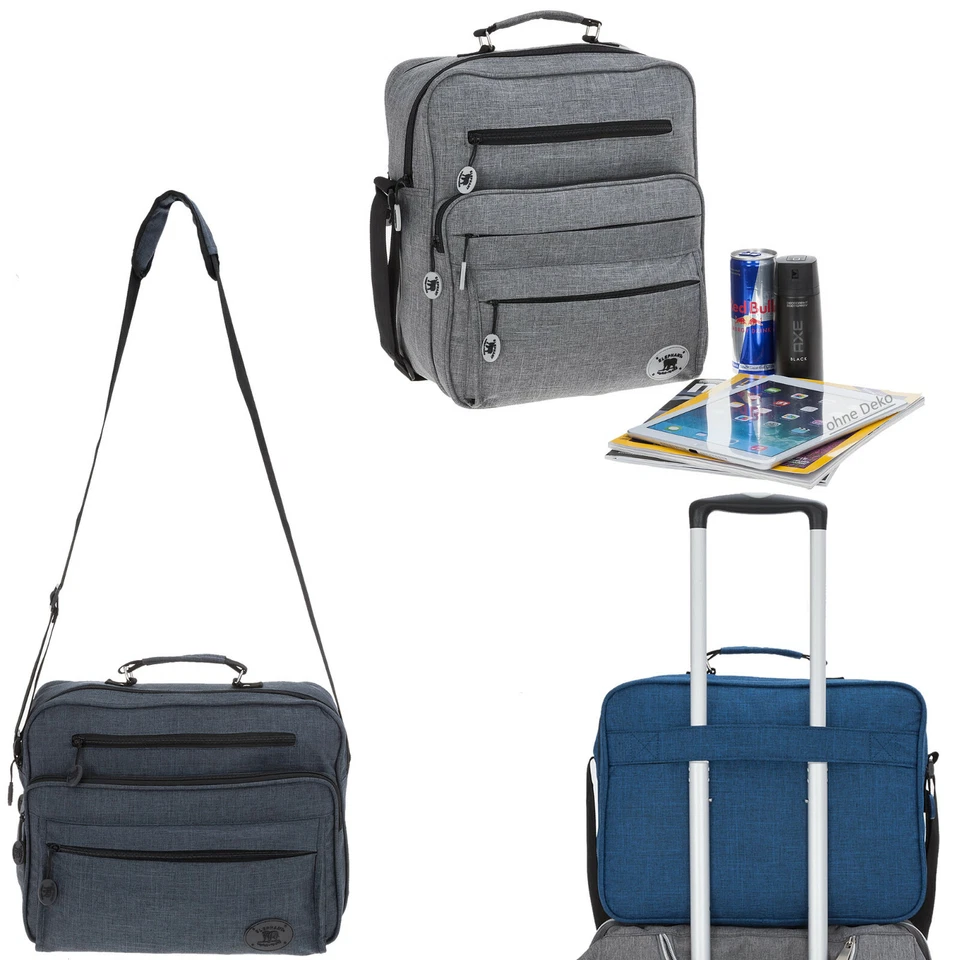 Flugumhänger Arbeitstasche Elephant Genuine Schultertasche Handgepäck Tasche W - Bild 2 von 4