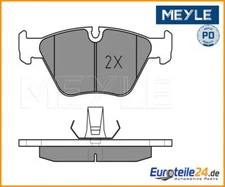Brake pad set, disc brake Meyle 0252199020/PD for BMW