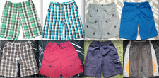 GAP KIDS Boys Blue SCORPION Brwn PLAID CHECK Solid Red Black SHORTS 4-5 6-7 8-10