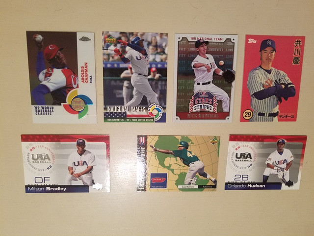 International Baseball Classic Oddball Griffey Chapman Igawa Bradley Hudson USA