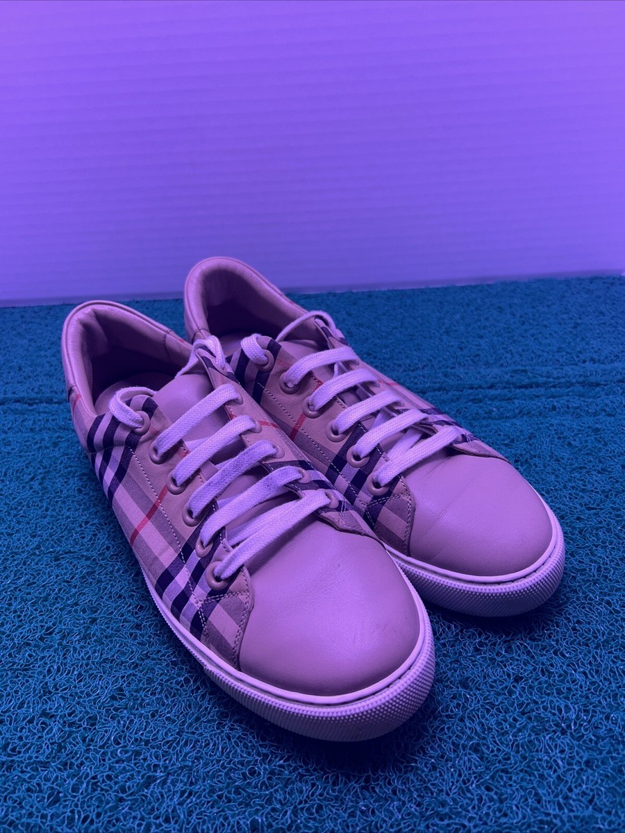 BURBERRY☆ヴィンテージチェック レザー スニーカー LADIES Burberry Women's Vintage Check and Leather Sneakers - Size