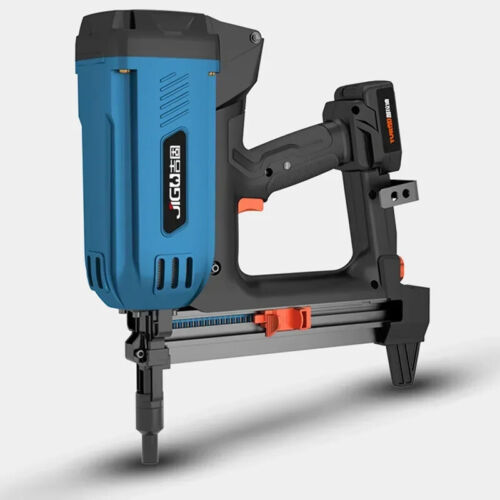 Pistola neumática de clavos de extremo recargable instalación de fijación de madera clavadora de gas - Imagen 1 de 12
