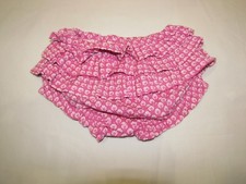 BABY GAP 3-6 PURPLE WHITE RUFFLE RUFFLED DIAPER COVER NEW NWT