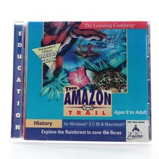 The Amazon Trail History PC CD-ROM 1997 Learning Co Windows 3.1, 95 Macintosh