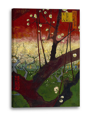 Kunstdruck Vincent van Gogh - Blühender Pflaumenbaum (nach Hiroshige)