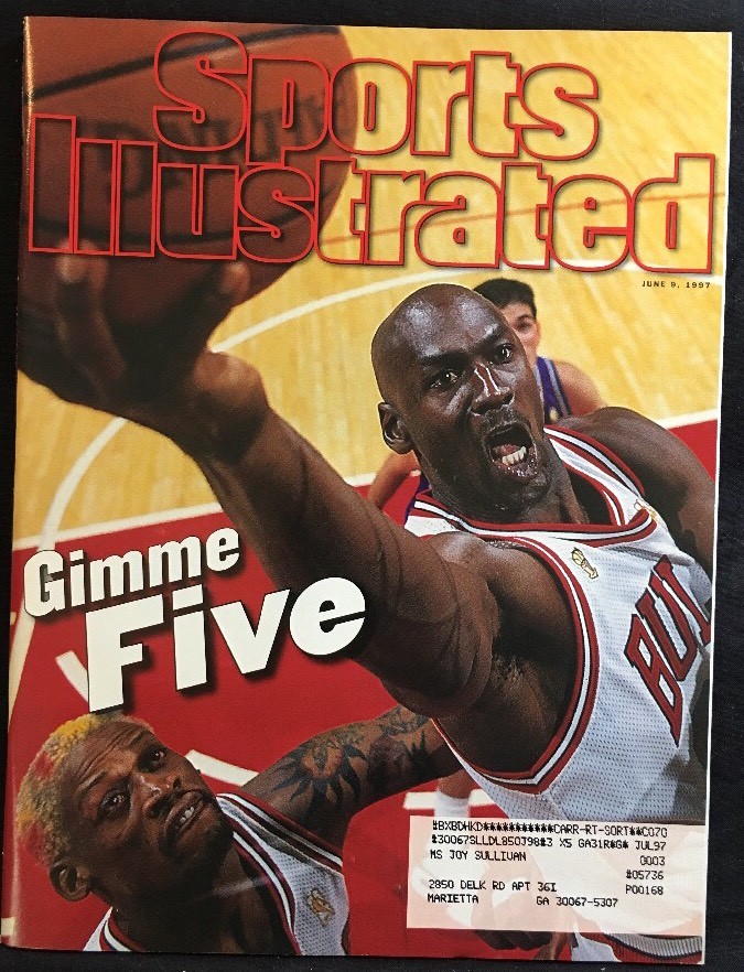 Sports Illustrated Magazine June 9, 1997 Michael Jordan