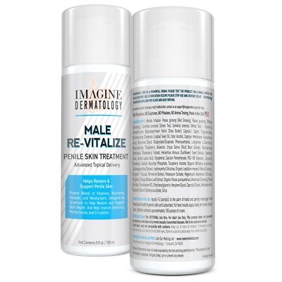 Male Re-vitalize Penile Health Cream Revitalize Soothe Protect