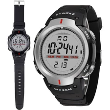 Fashion Mens Sports Watch Waterproof Digital Tactical LED Backlight Wristwatch