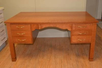 Beautiful Silky Oak Partner Desk Fully Refurbished Desks Gumtree