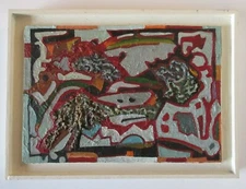 PETER ARAKAWA PAINTING ABSTRACT EXPRESSIONISM  MODERNISM VINTAGE  NEW JERSEY POP