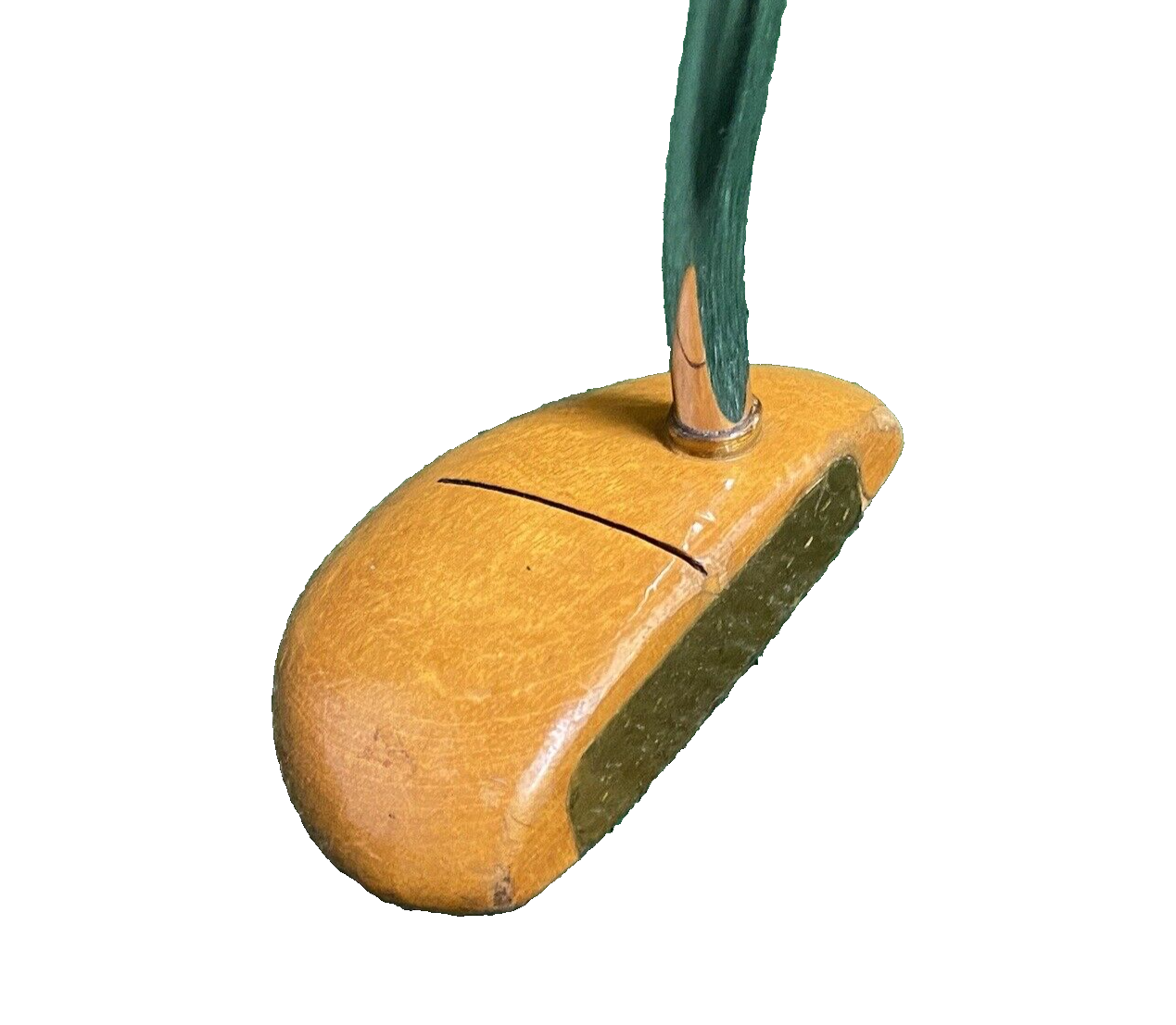 Golf Design Woodie Mallet Putter RH Steel 35.5 Inches Good Grip Nice