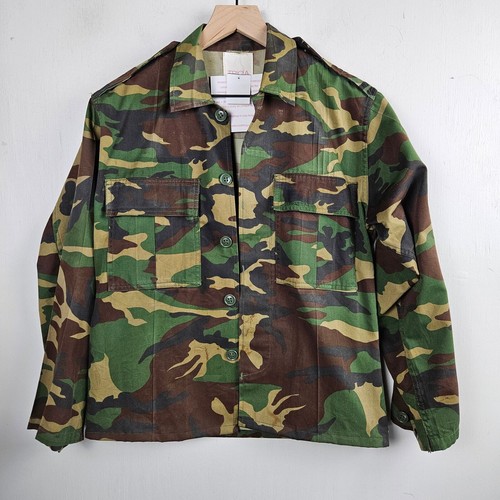 NUEVA Camisa Camuflada Reciclada Tricia Fix XS Bordada Boho Ejército Verde azulado ÚNICA NUEVA CON ETIQUETAS - Imagen 7 de 15
