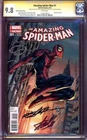 AMAZING SPIDER-MAN #1 CGC 9.8 WHITE PAGES (2014) // SIGNED STAN LEE + NEAL ADAMS