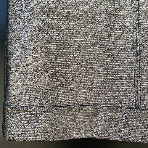 New Diane Von Furstenberg Wool Blend Size 10 Katinko Mini Skirt Silver Metallic - Picture 6 of 16
