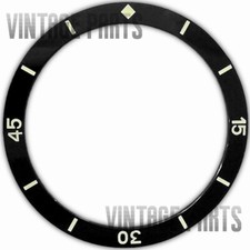 38MM Green Luminous Black Ceramic Flat Watch Bezel Insert Fit For SKX007 Watch