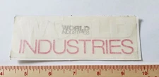VTG 90'S WORLD INDUSTRIES RODNEY MULLEN DAEWON SONG NOS SKATEBOARD DECAL STICKER