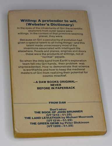 The Witling by Vernor Vinge (1976, Mass Market) - 1st Printing - Picture 2 of 3