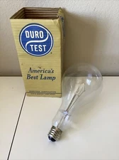 Vintage 12" Duro Test 1000w Light Bulb
