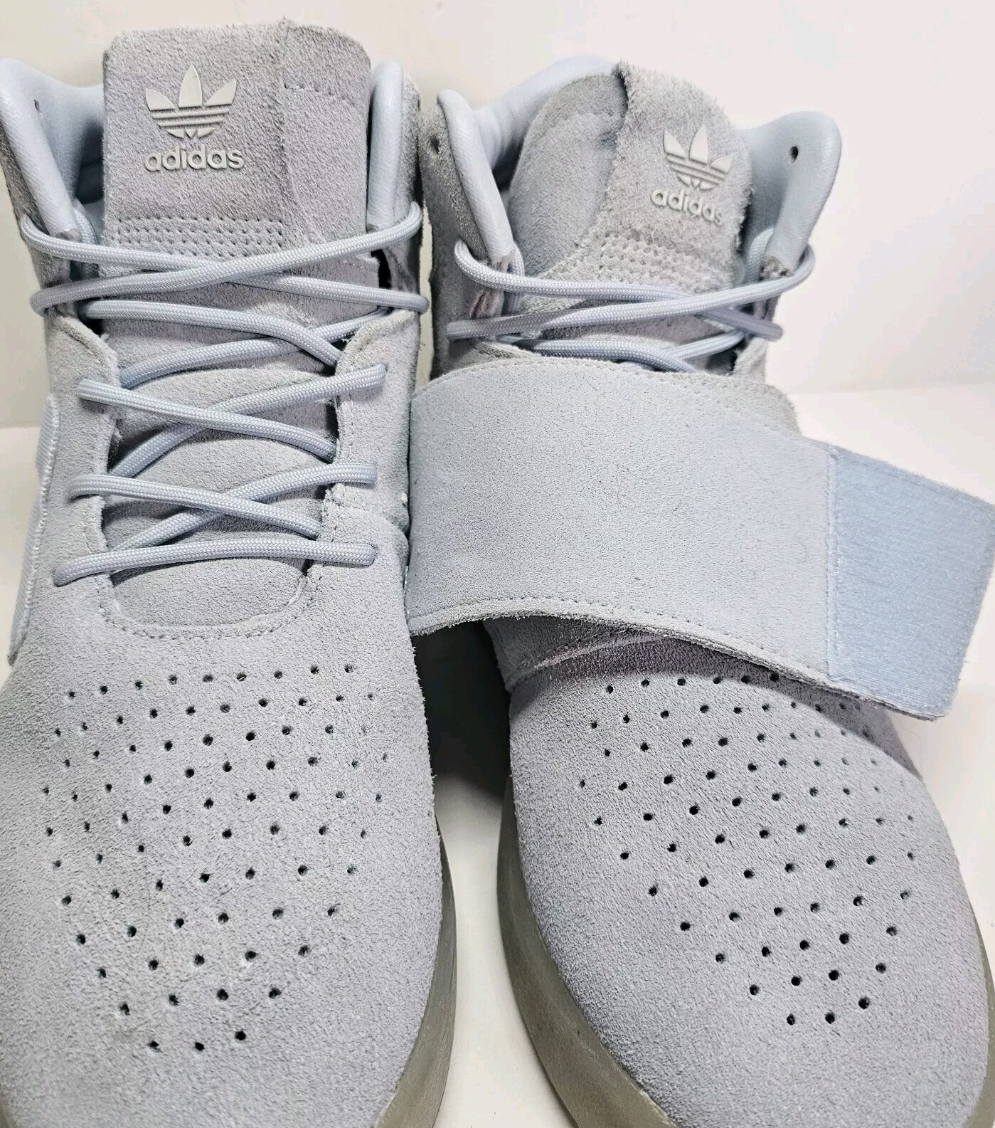 Adidas Shoes Sneakers Men's Size 5.5 Baby Blue Tubular Invader Strap CG5071 thumbnail 6