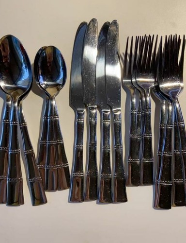 Cambridge 20 Piece Stainless Flatware Set, Service for 4 - CHOICE of Pattern - Picture 3 of 60