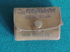 Antique Leather THE LITTLE WEBSTER 18000 Words Dictionary Germany Twin Lakes Pa.