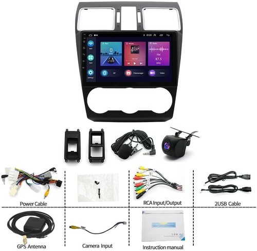 Android 13.0 Double Din Car Stereo for Subaru Forester XV WRX 2015-2018 - Picture 3 of 8