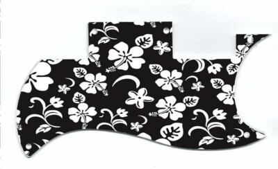 Pickguard Graphical Custom  to fit Epiphone SG Special VE Hawaiian Print Black