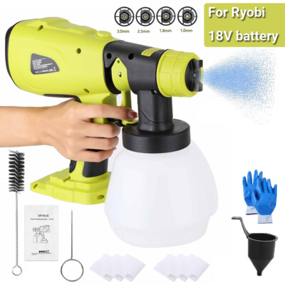 High Pressure Cordless Paint Sprayer for Ryobi Battery Electric