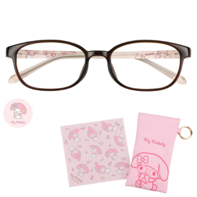 My Melody Glasses Eyeglass Frame Square Wellington Cloth Pouch
