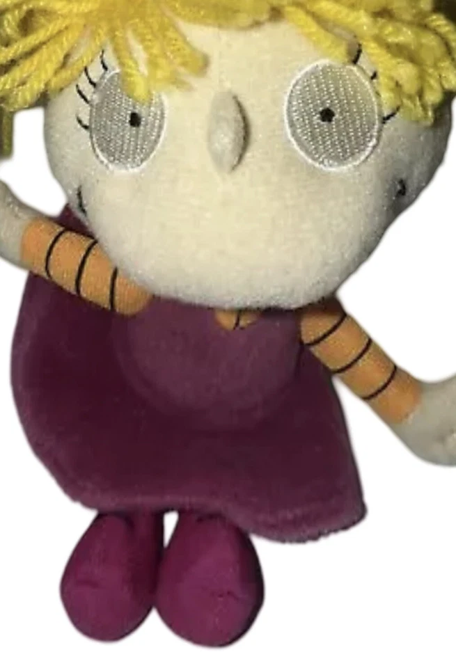 Muñeco de peluche GUND Nickelodeon Rugrats 9” personaje Angélica hilo pelo 2000 de colección Foto 2 de 4