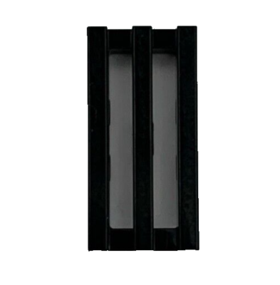 Lego 2412b Black Tile Modified 1 x 2 Grille With Bottom Groove Lip