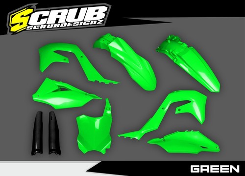 Plastics + Graphics Kawasaki KX Restyle KX125 KX250 2003 - Picture 4 of 9