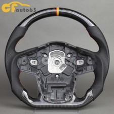 Real Carbon Fiber Custom Steering Wheel For Toyota Supra GR A90 MKV 2020+ 