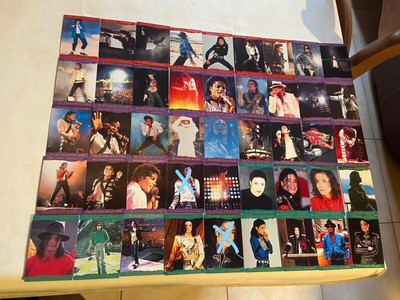 IMAGE CARTE PANINI 1996 CARD HISTORY MICHAEL JACKSON KING OF POP 