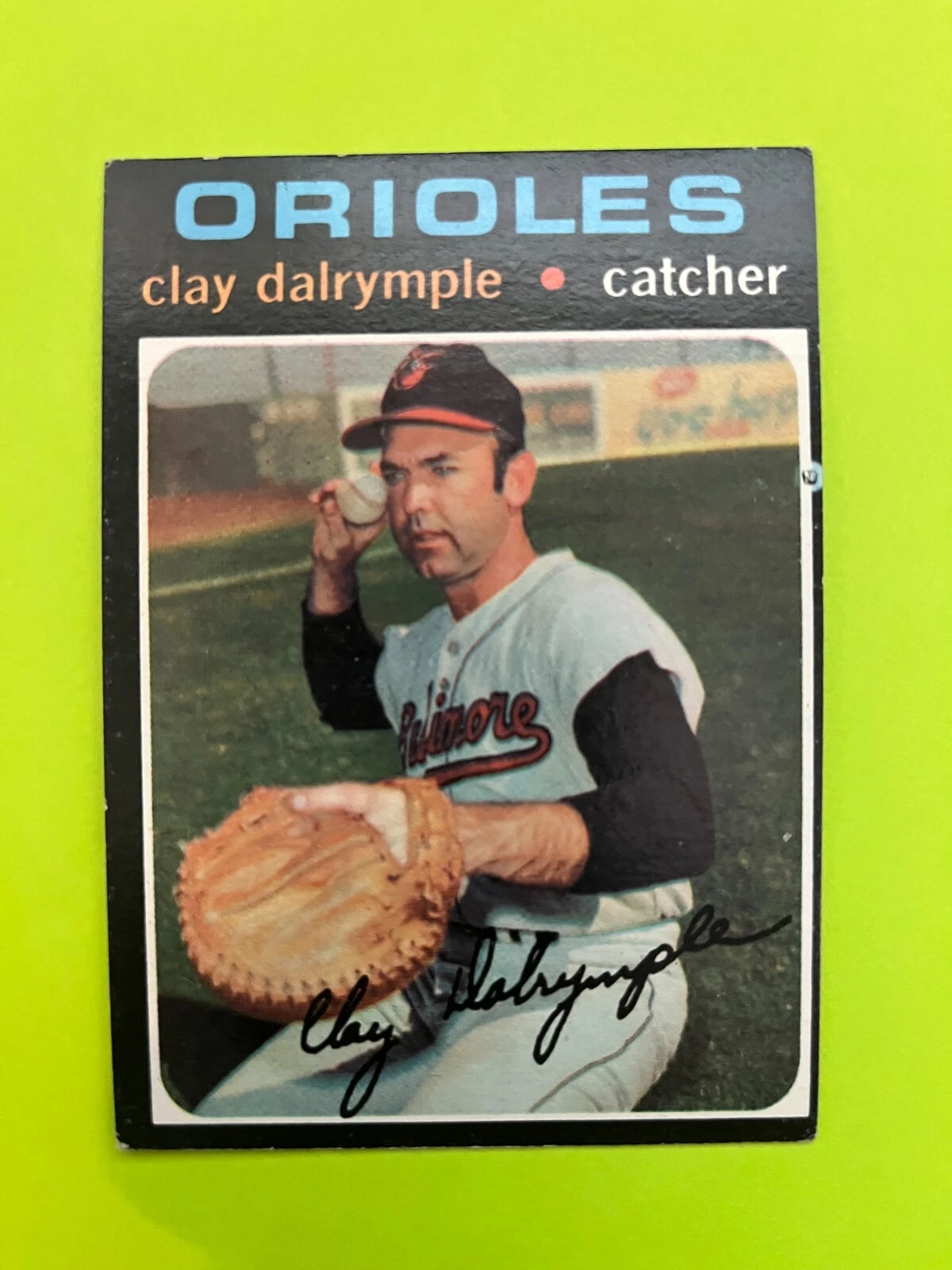 Clay Dalrymple trading card