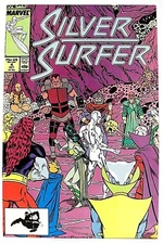 "SILVER SURFER" Issue # 4 (Oct, 1987) (Marvel Comics) f. MANTIS, EGO