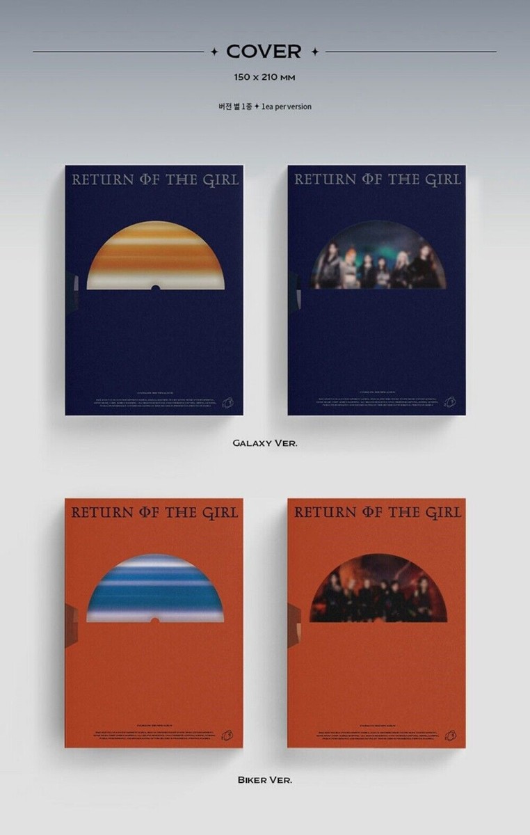 EVERGLOW 3rd Mini Album Return of the girl CD+Book+9p Postcard+