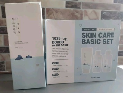 Round Lab 1025 Dokdo On The Go Kit (Toner/Lotion/Cleanser) plus 150ml cleanser