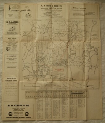 A Street Map of Burnham & Farnham Common with Street Index, A. C. Frost & Co