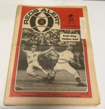 September 4, 1976 Reds Alert Newspaper---Johnny Bench   VG